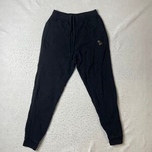 October's Very Own Sweatpants Mens XS Black OVO Owl Logo Joggers Cotton Portugal